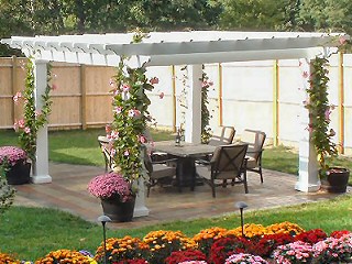 Lehigh Valley Poconos PA. Pergolas, Arbors, Privacy Sreens, At PDC SPA AND POOL WORLD